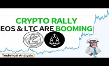 Crypto Rally! EOS & LTC ARE BOOMING - Technical Analysis