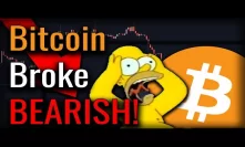BITCOIN IS CRASHING! Our Bearish Scenario Is Playing Out! - What's Next For Bitcoin?