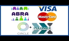 Abra Adds Visa & MasterCard $20K Limit For Crypto - Poloniex Launches Mobile App - Coinbase Trolled