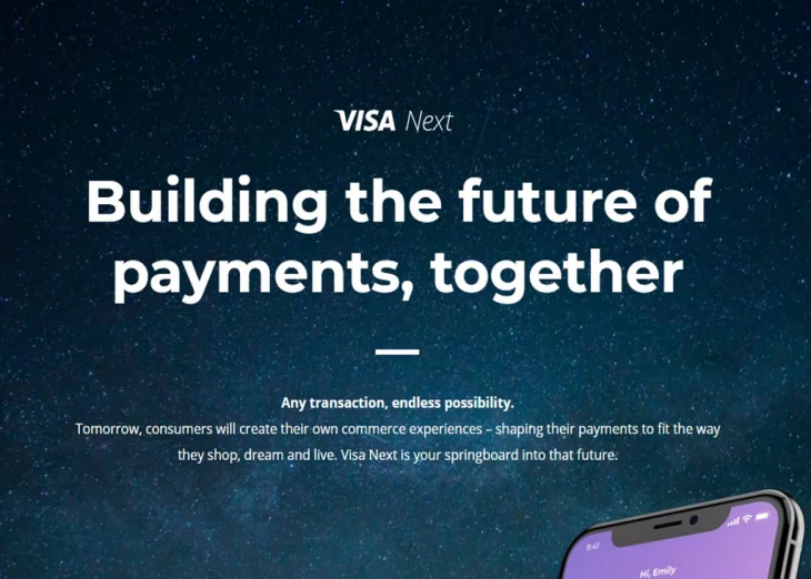Visa Inc. Debutes Visa Next Platform Opening Up New Approach to Consumer Fund Management