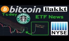 BTC Breakout Draws Near! | Bitcoin News Today: Nasdaq, Starbucks, Bakkt & ETF Update!!