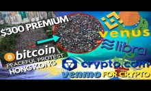 Bitcoin Trades at a PREMIUM in Hong Kong | Binance Venus vs Facebook Libra | Crypto.Com Updates