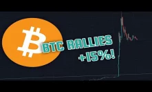 Bitcoin Rallies Nearly +15% As $4,200 Resistance Faces Massive Volume
