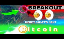 BITCOIN BREAKOUT HAPPENING NOW - HERE'S WHAT'S NEXT!! 3 CRAZY BTC SIGNS FLASHING
