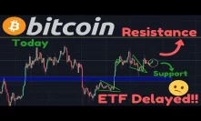 BITCOIN BIG MOVE!! After Consolidation!! | ETF NEWS: DELAYED!! | Q&A
