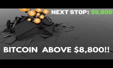 Bitcoin Price Surge, Breaks $8,800! Next Stop $9,800 - Cryptocurrency News