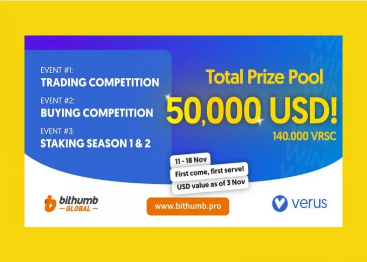 Verus Announces New Exchange Listing, Contests with 140,000 VRSC in Prizes, AMA &#38; Halving