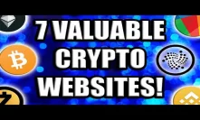 7 Valuable Crypto Websites YOU Need To Know About!      [Bitcoin/Altcoin.Crypotcurrency]