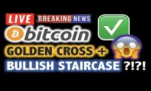 BITCOIN Golden Cross + Bullish Staircase?! ❗️LIVE Crypto Analysis TA & BTC Cryptocurrency Price News