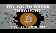 Bitcoin Price is Testing Resistance - Can it Break Through?  Technical Analysis update for 11.1.18