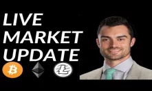 Live Crypto Market Update With | BTC, LTC, VEN, ICX Charting