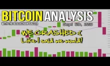 Bitcoin Analysis Predictions Sept 5th, 2018 - I WARNED YOU!! Jp Morgan, 12 Billion Lost