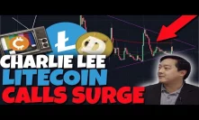 Litecoin Charlie Lee Says Hash Rate Record High - Sign Of Surge. Dogecoin MAJOR Move Coming.