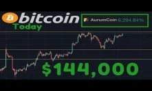 Bitcoin To $144,000 | AurumCoin Mooning On Coinmarketcap?! Hmmm...
