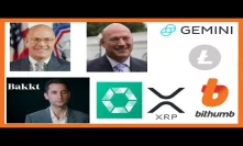 CFTC Giancarlo Institutional Money - Adam White Bakkt - Gary Cohn - Gemini Litecoin - Cobinhood XRP