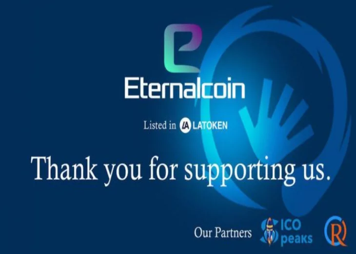 Eternalcoin Announces Initial Exchange Offering on LATOKEN Exchange to Start May 20th