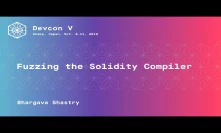 Fuzzing the Solidity Compiler by Bhargava Shastry
