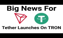 TRON Big News As Tether Launches USDT Stablecoin