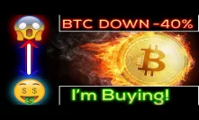 Bitcoin Crashes -40% - I'm Buying Loads At Cheap Prices!