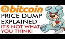 Bitcoin Price Dump Explained! It's Not What You Think! [Must Watch]