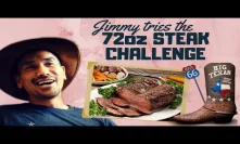 Jimmy tries the 72oz steak challenge at the Big Texan