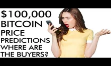 $100,000 Bitcoin Price Predictions - Where are the Buyers?