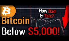 Bitcoin Below $5,000! - Will Mooning Longs Save Bitcoin?