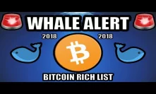 Whale Alert: Three Whales Making Moves in 2018! [Bitcoin Rich List]