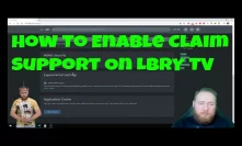 How To Enable Claim Support On LBRY TV LBRY TV Tutorial