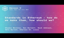 Standards in Ethereum - how do we make them, how should we?