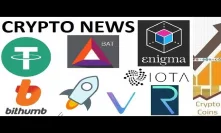 Crypto News: 18th-24th of June (Tether, Bithumb, Enigma, Stellar, BAT, IOTA, Vechain, Request)