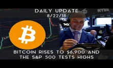 Daily Update (8/22/18) | Bitcoin bounces close to $6900 & the S&P test its highs
