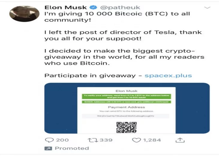Fake Elon Musk Accounts on Twitter Promote Bitcoin Scams, One Collects $170K