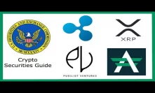 SEC Crypto Securities Guide - Ripple Whitehouse Proof - Pugilist Ventures XRP - XRP Advanced Cash