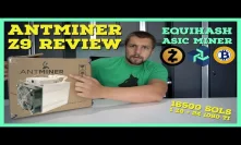 Antminer Z9 Review - Equihash ASIC Miner = 24 1080 TI Mining @ 342 Watts?!