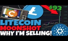 EMERGENCY LITECOIN UPDATE: Litecoin Moonshot - Why Im Selling (Cardano Analysis)