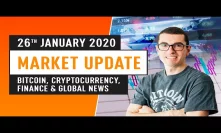 Bitcoin, Cryptocurrency, Finance & Global News - Market Update January 26th 2020