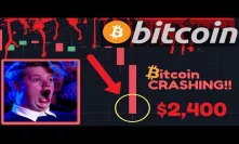 BITCOIN CRASHING MORE!!! | Why Is BTC Falling? | Where's The Bottom? $3,000? $2,400?
