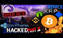 BitTorrent Sale a DISASTER?!? Cryptopia Hacked AGAIN!!! Ripple Gaming & XRP Whales! #Bitcoin News