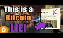 Bitcoin Price Dropping! Here Is Why | YOU ARE BEING LIED TO On Twitter! 