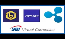 Bitrue XRP Base Currency - SBI VC Postcards - Ripple Cory Johnson Fox Bus - Voyager Crypto Exchange