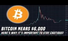 Bitcoin tests towards $6,000 | Here's why it's important to be cautious at these levels