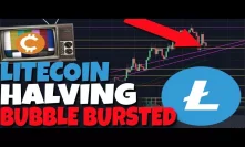 LITECOIN RETRACES, HALVING + BITCOIN'S BUBBLE BURSTED. THIS IS HUGE