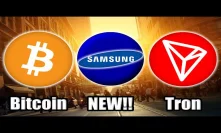 THIS IS BIG! Samsung's NEW Blockchain Mainnet w/ Samsung Coin | NEW Tron Sponsorship | Bitcoin News