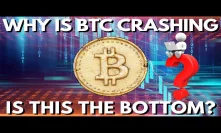 WHY IS BITCOIN CRASHING? Is The Bottom In? Bitcoin News