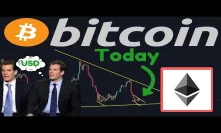 BTC Ready To Move? | Ethereum Is FALLING, Two Support Lines I'm Watching! | Winklevoss News