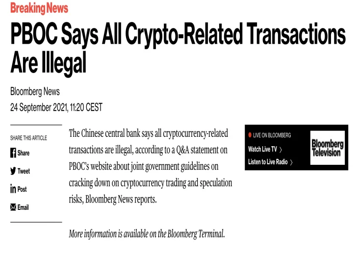 Bloomberg Publishes Fake News on Bitcoin as China Prints $100 Billion