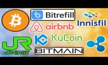 Bitrefill Crypto Airbnb - Ontario CA Bitcoin Taxes - Japan Railway Crypto - Bitmain Bitcoin Halving