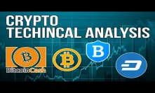 Cryptocurrency Technical Analysis - Bitcoin, DASH, BLUE and Bitcoin Cash - Good Time To Buy?