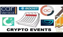 Upcoming Cryptocurrency Events (21st - 27th of May) - Looking for Good Investments and Pumps